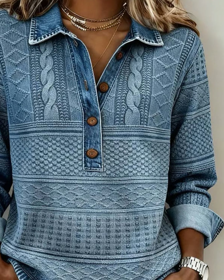 The Orlissey Textured Button-Up