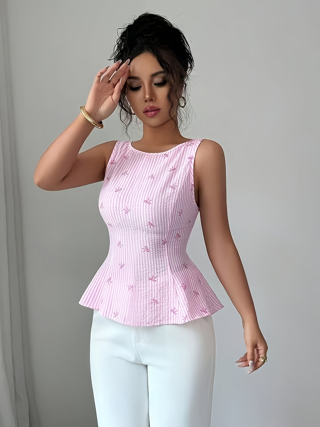 The Pink Butterfly Blouse