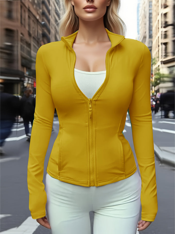 The Zip-Up Cropped Jacket