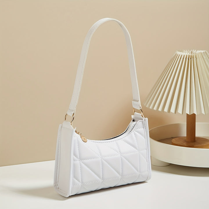 Embroidered Crescent Bag — Artisan Detail Shoulder Bag