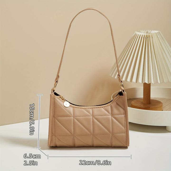 Embroidered Crescent Bag — Artisan Detail Shoulder Bag