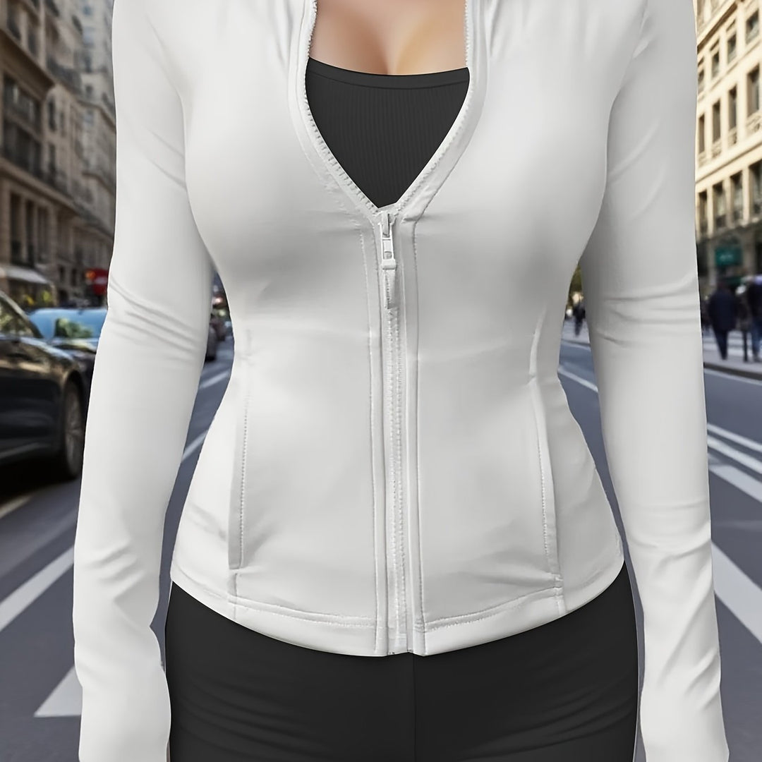 The Zip-Up Cropped Jacket