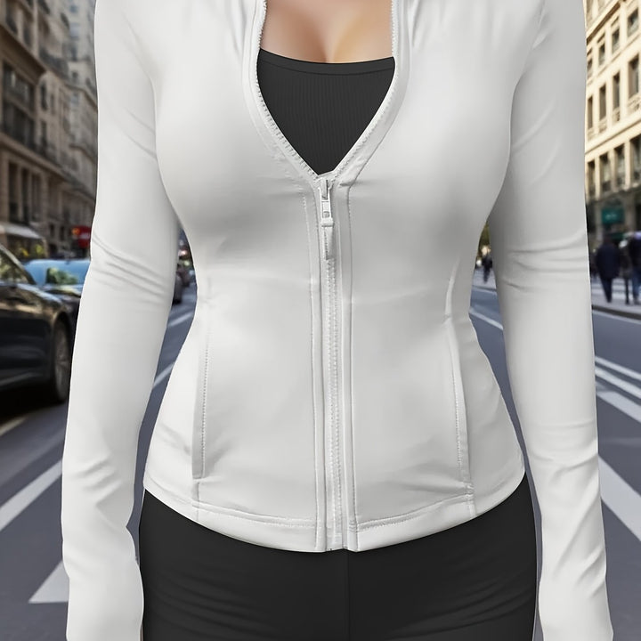 The Zip-Up Cropped Jacket