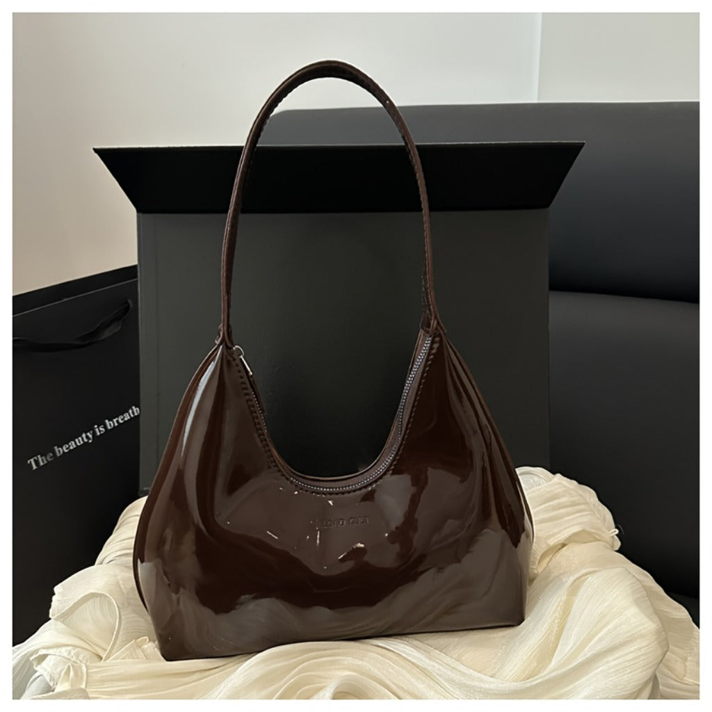 Burgundy Vintage French Shoulder Bag – Chic & Versatile