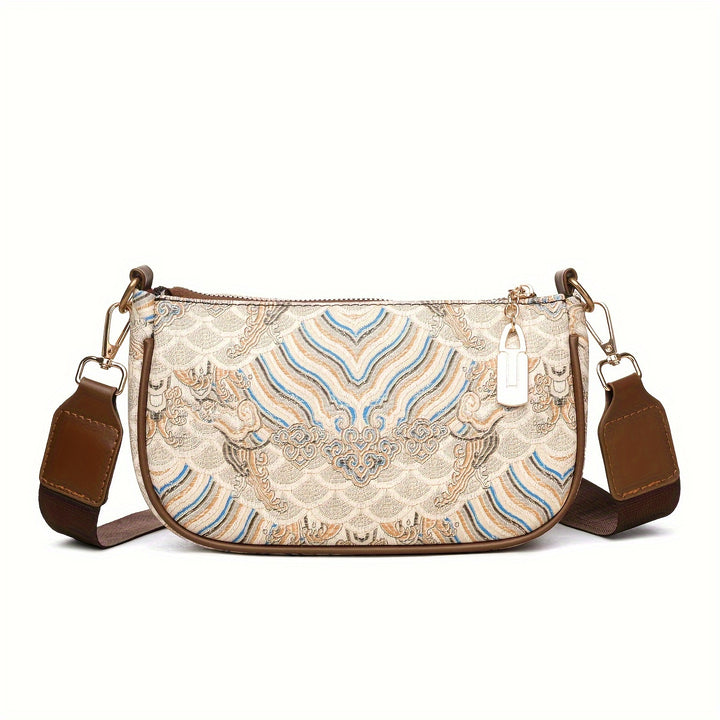 Luna Print Crossbody Bag — Lightweight Everyday Bag