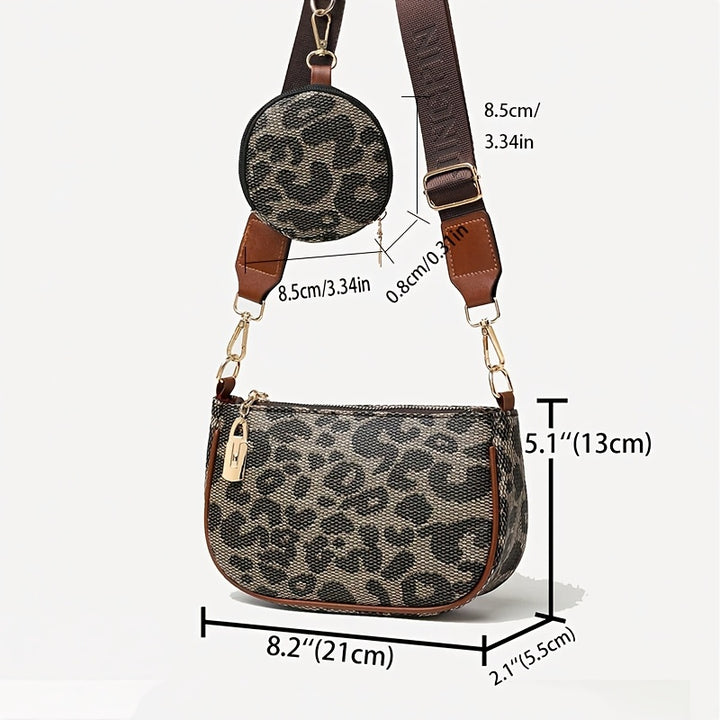 Luna Print Crossbody Bag — Lightweight Everyday Bag
