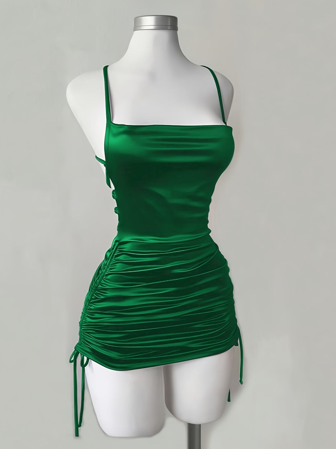The Lace-Up Mini Dress
