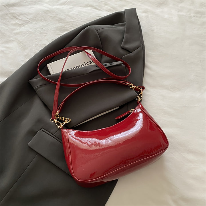 Textured Underarm Handbag