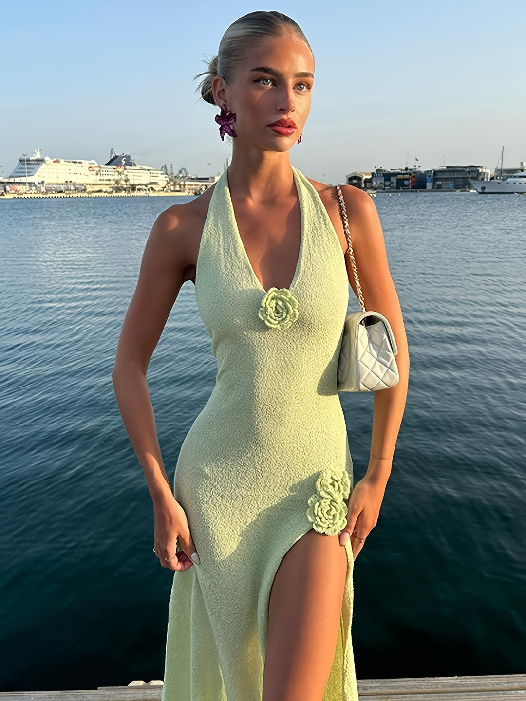 Coquette Mini Dress — Romantic Bow Detail Dress
