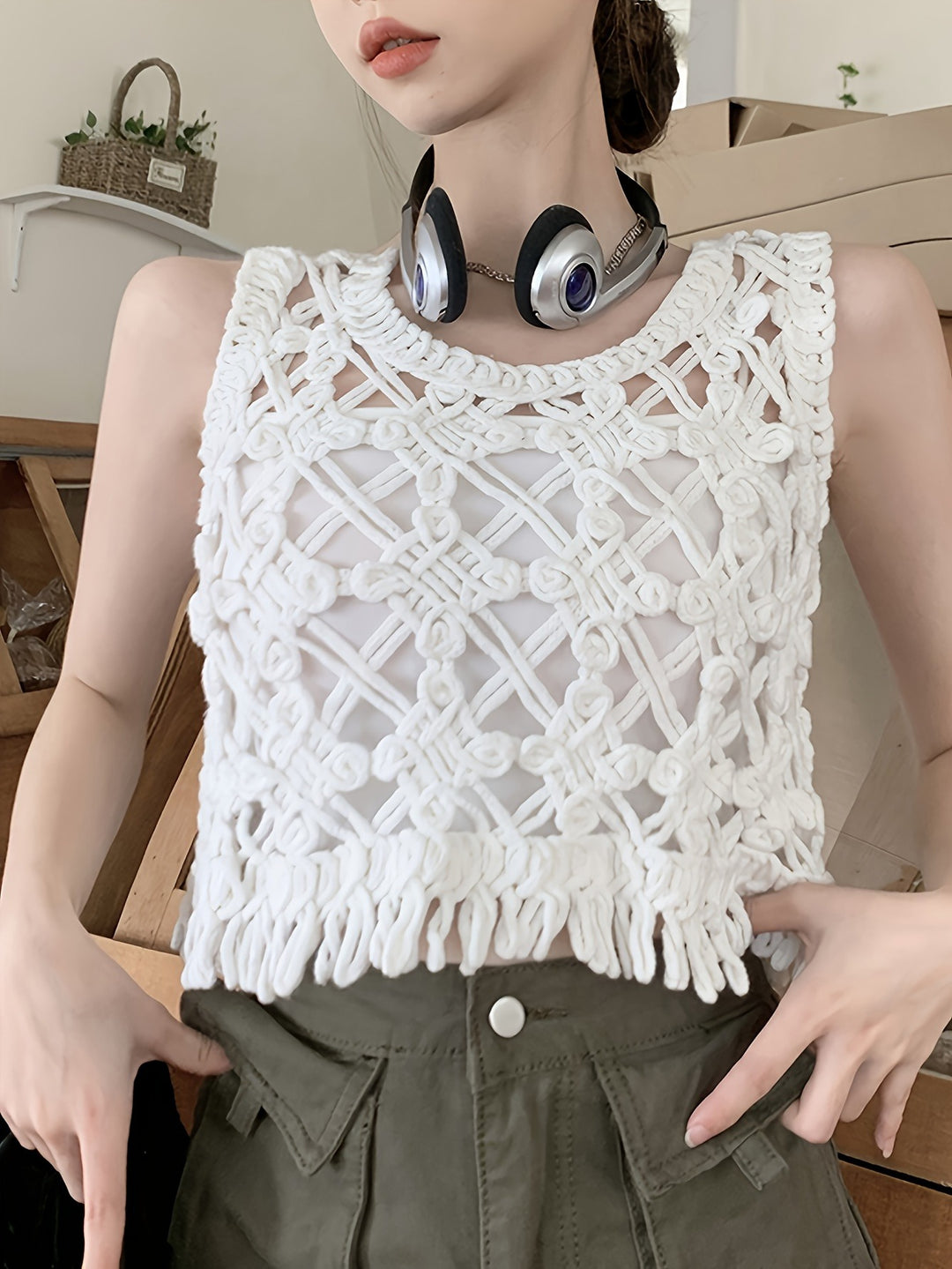 The Lace Cut-Out Tank