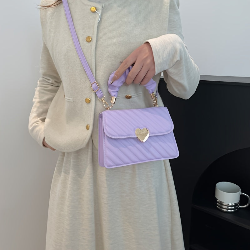 Heart Embossed Jelly Bag