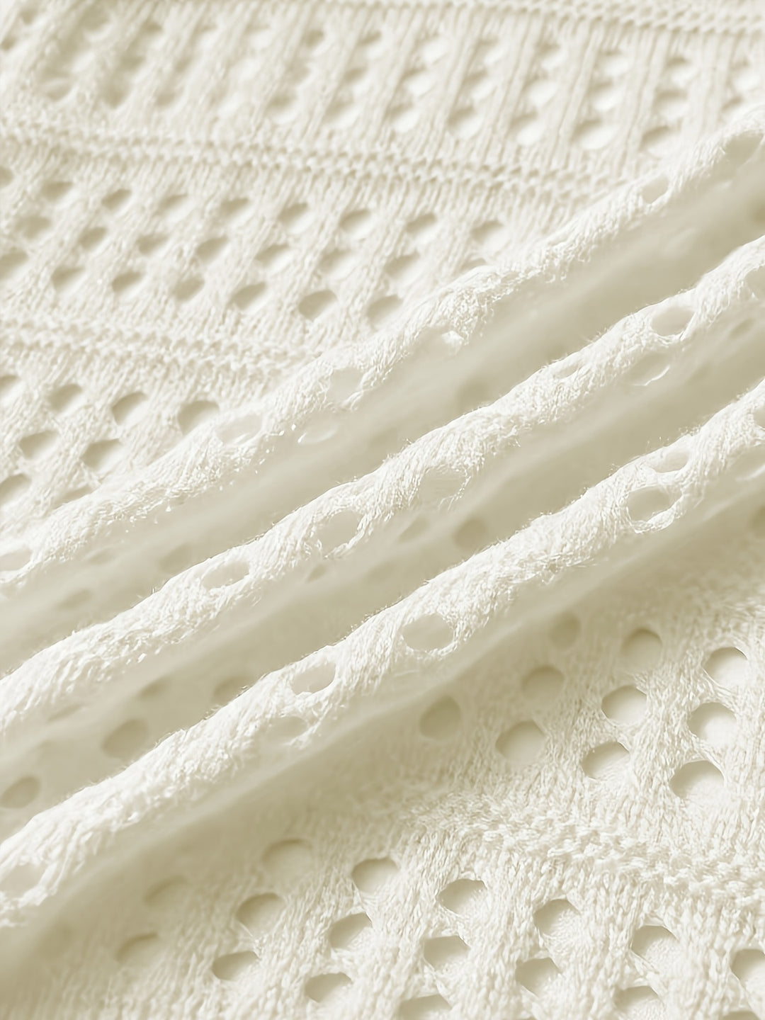 The Floral Open-Knit Cardigan