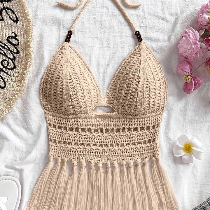 The Beaded Tassel Holiday Top