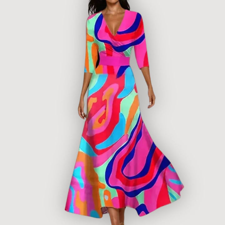 Blooming Elegance Maxi Dress — Romantic Floral Gown