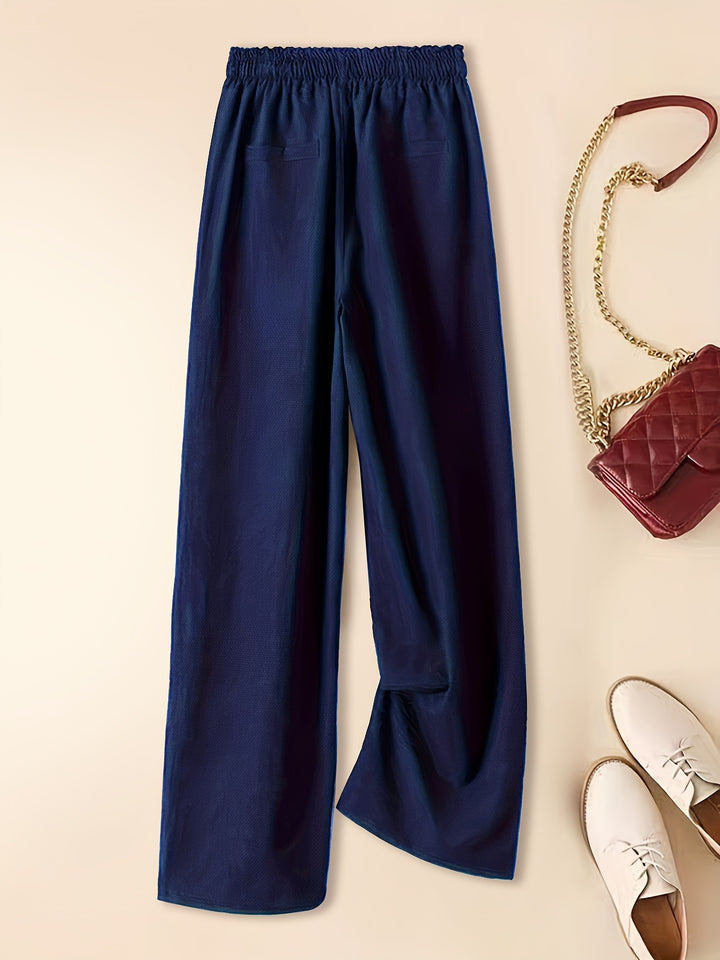 Riviera Wide-Leg Linen Pants — Everyday Capsule