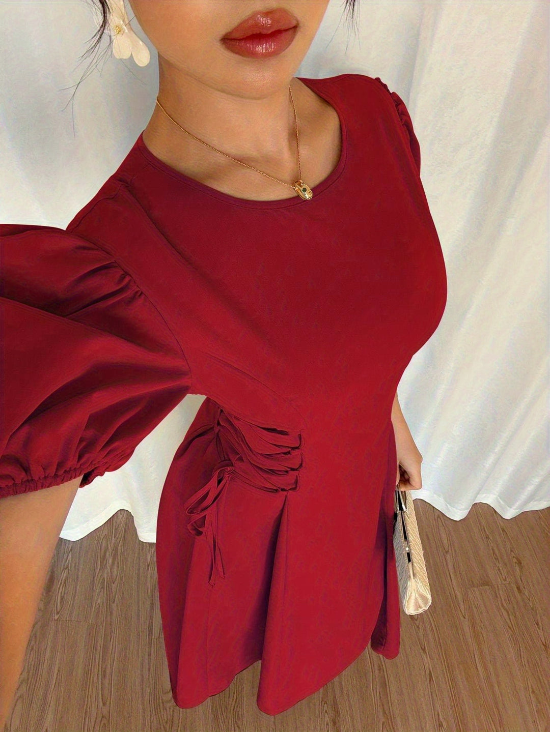 The Solina Drawstring Dress