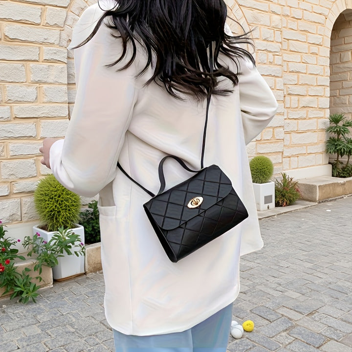 Twist Lock Crossbody Bag