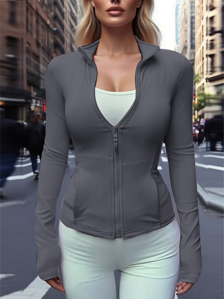 The Zip-Up Cropped Jacket