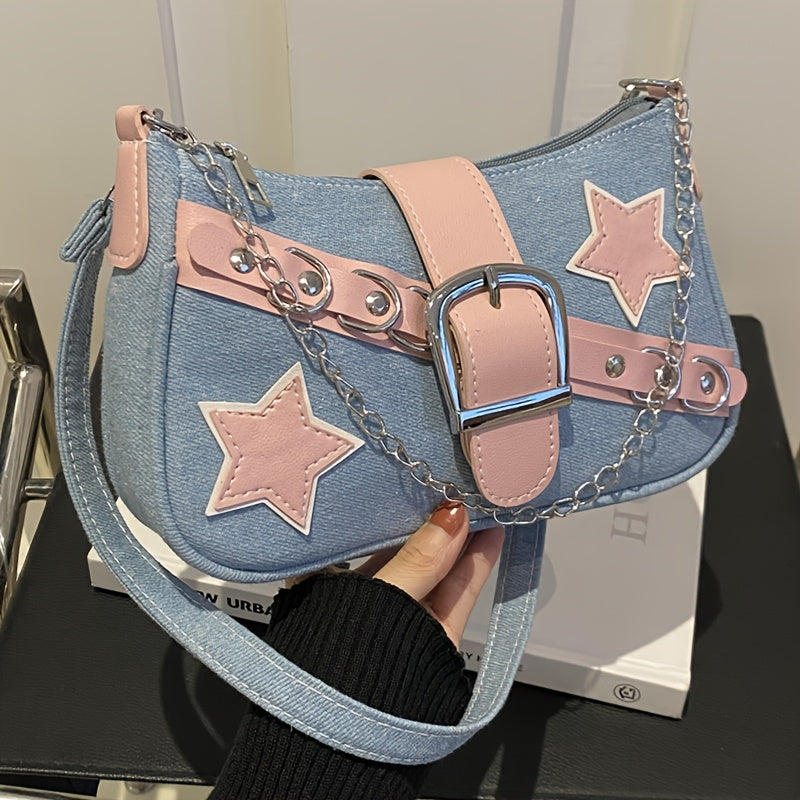 Stella Star Nylon Shoulder Bag – Sweet & Versatile