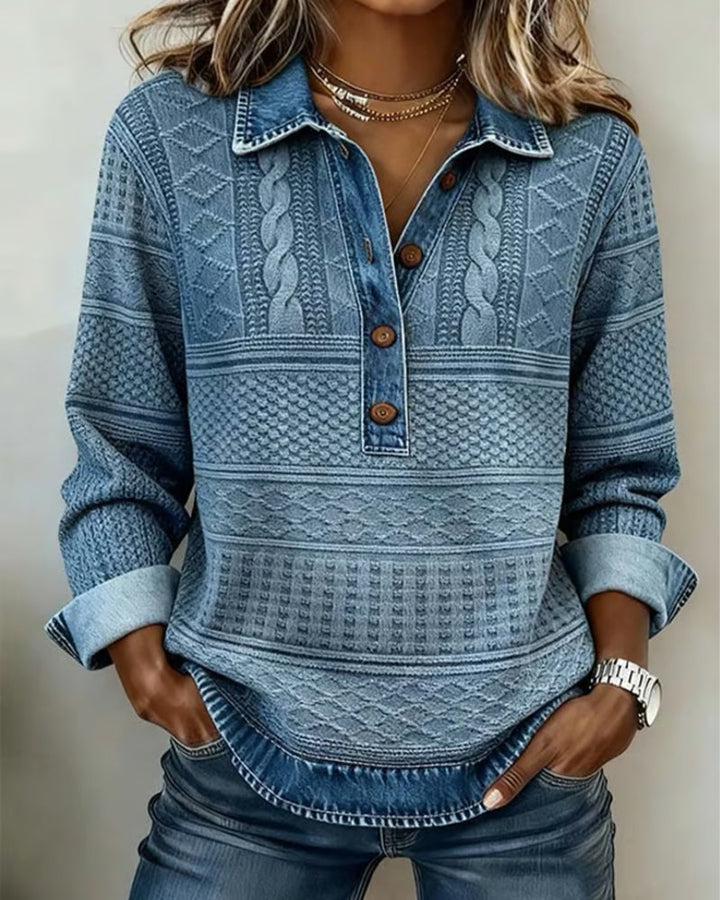 The Orlissey Textured Button-Up