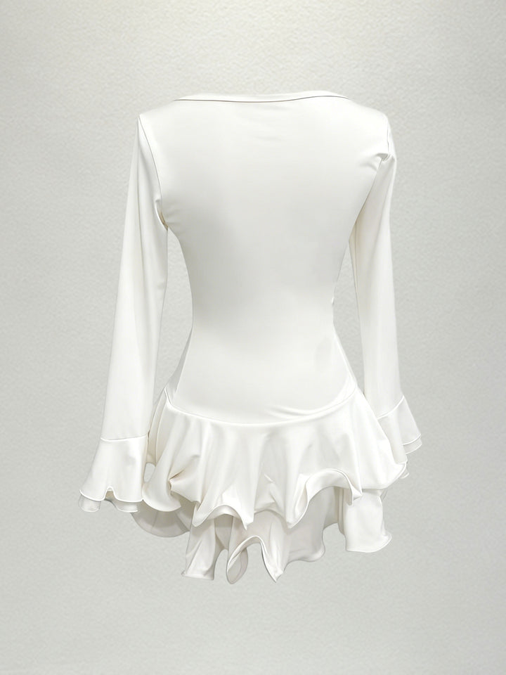 Plunge V-Neck Dress — Elegant Statement Dress