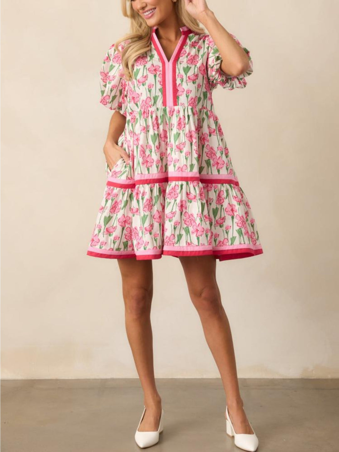 The Retro Print Day Dress