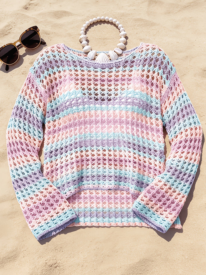 The One-Shoulder Crochet Cover-Up