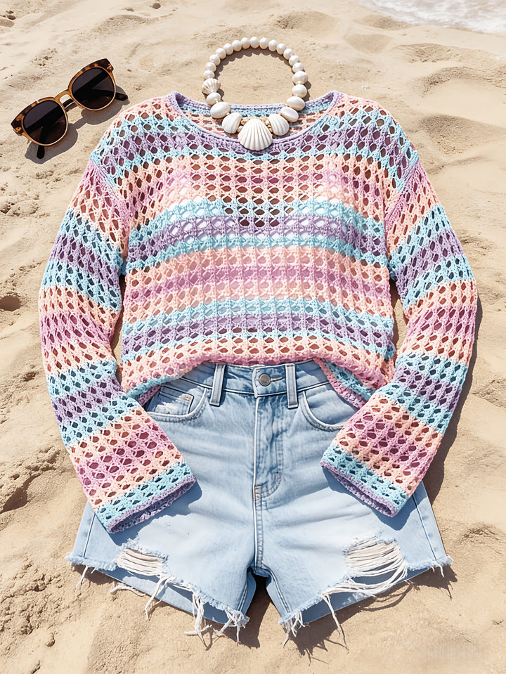 The One-Shoulder Crochet Cover-Up