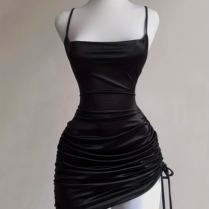 The Lace-Up Mini Dress