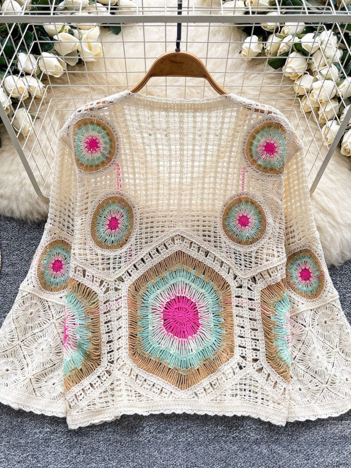 The Tassel Cut-Out Vintage Sweater