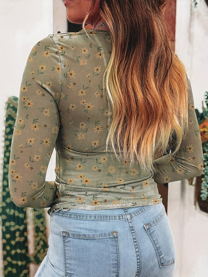 The Sheer Lace Blouse
