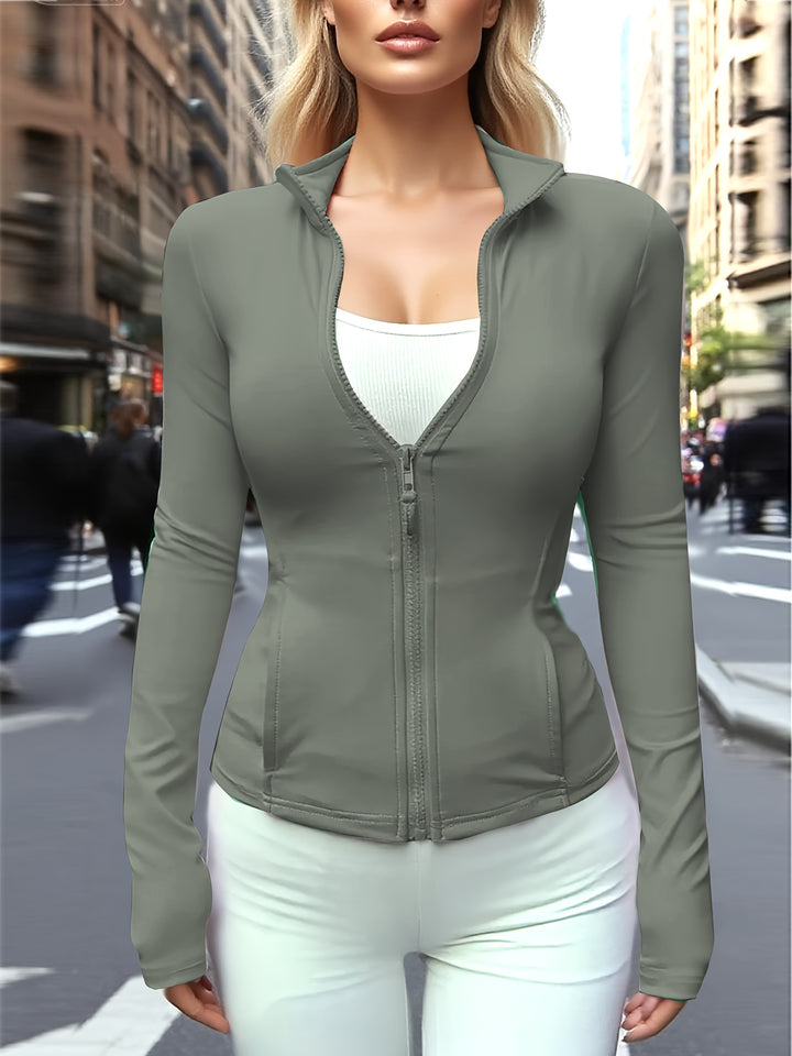 The Zip-Up Cropped Jacket