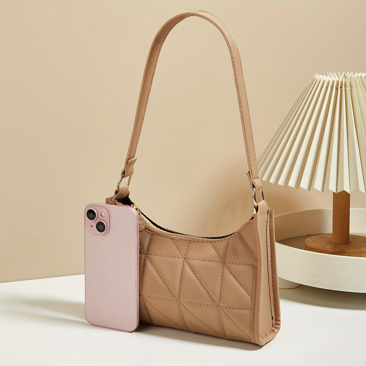 Embroidered Crescent Bag — Artisan Detail Shoulder Bag