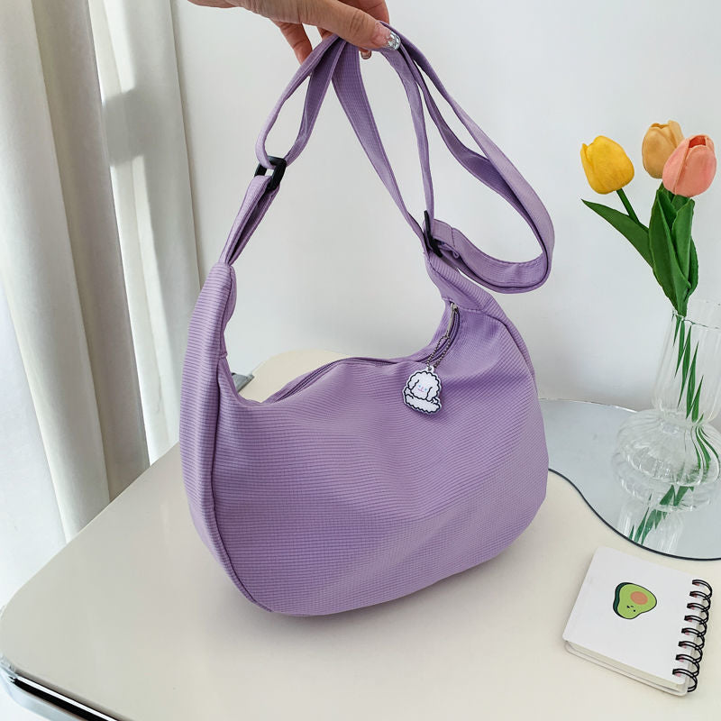 Kawaii Crescent Crossbody Bag