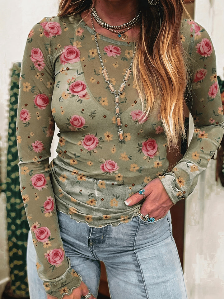The Sheer Lace Blouse