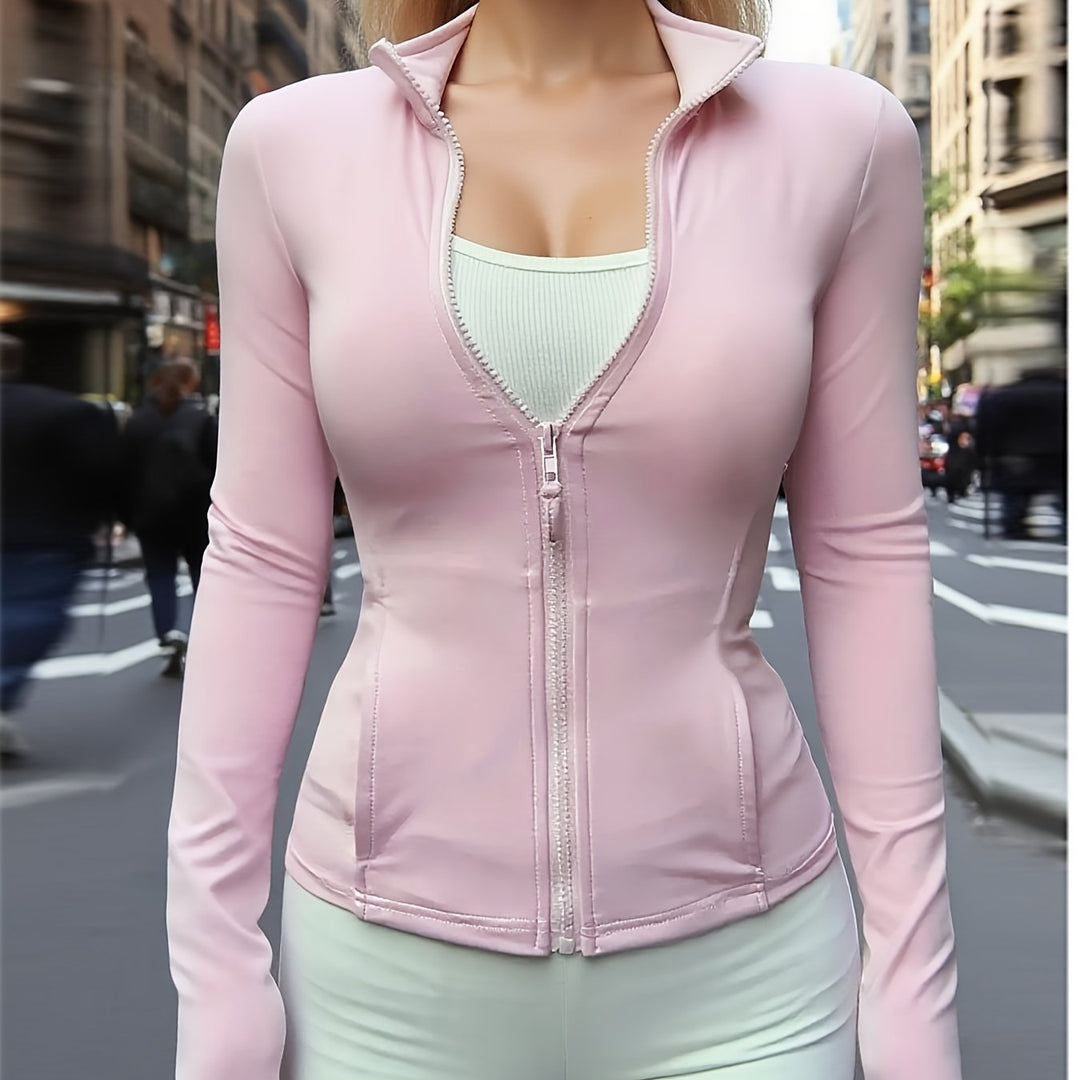 The Zip-Up Cropped Jacket