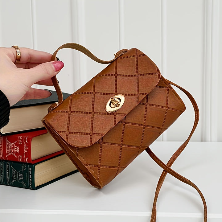 Twist Lock Crossbody Bag