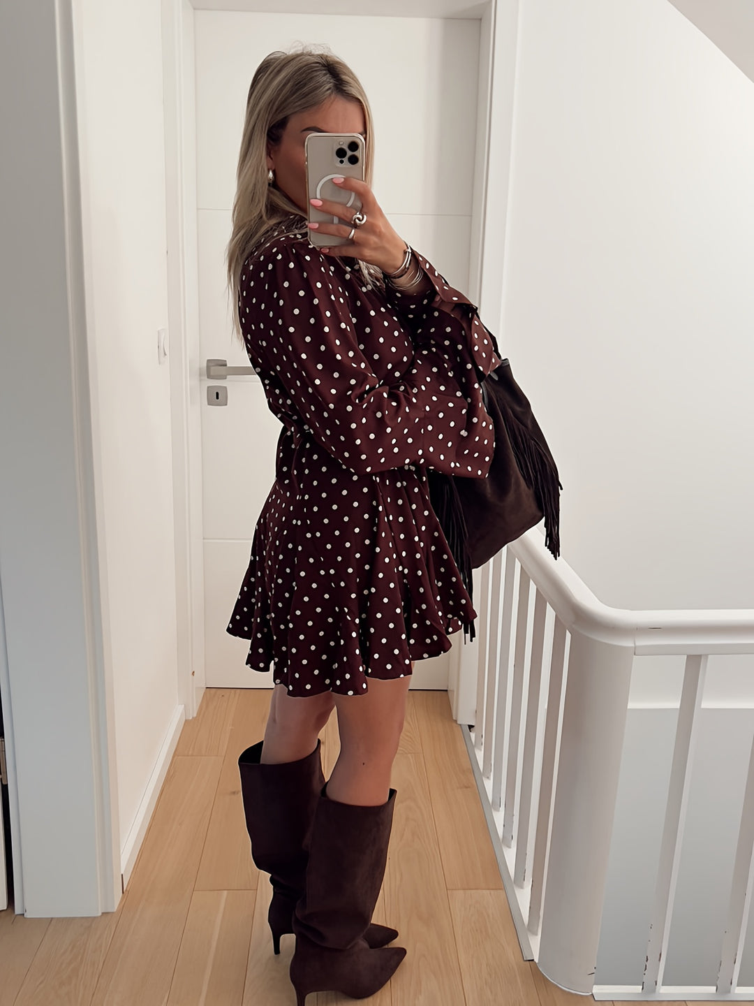 The Polka Dot V-Neck Dress