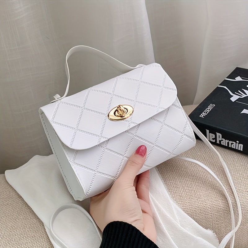 Twist Lock Crossbody Bag
