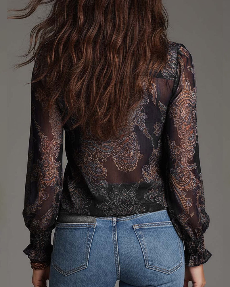 The Norina V-Neck Blouse