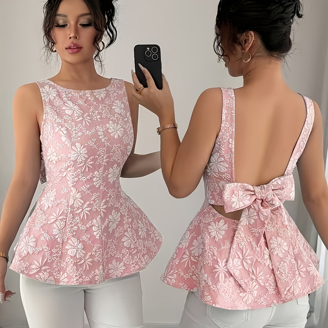 The Weekend Bow Blouse