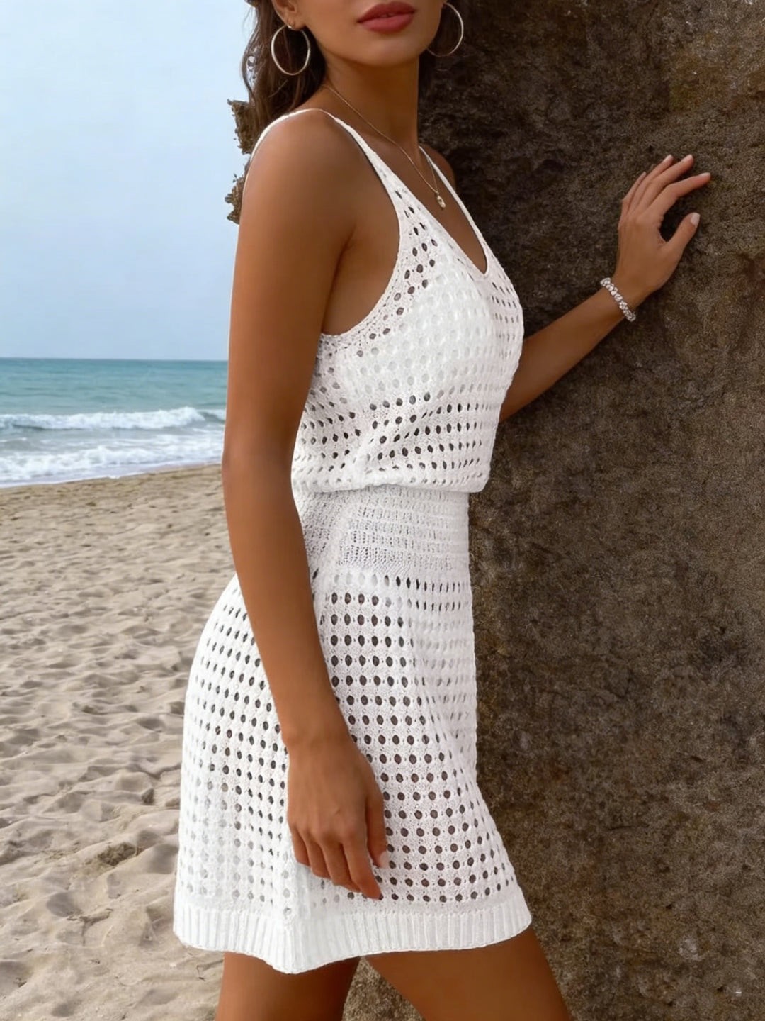 The Hollow Swimsuit Cover-Up Shirt