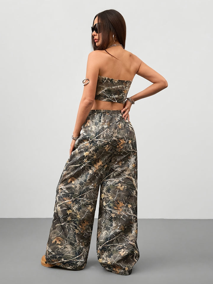 The Camo Leggings & Parachute Set