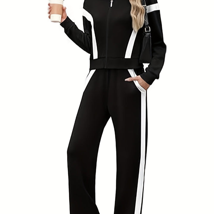 The Mara Stripe Lounge Set