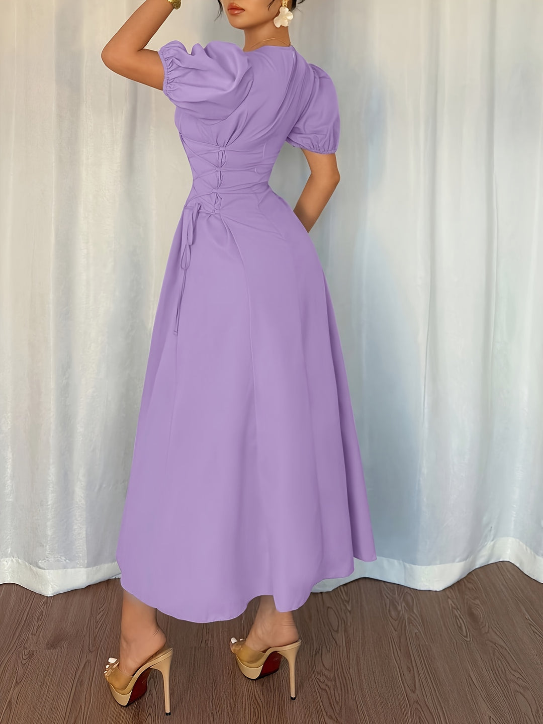 The Solina Drawstring Dress