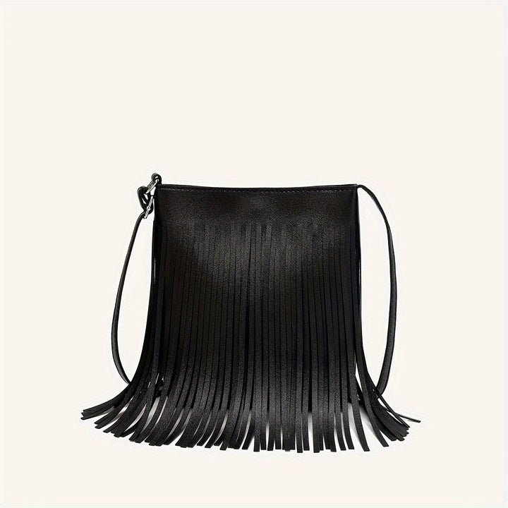 Boho Tassel Bucket Bag
