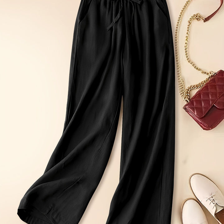 Riviera Wide-Leg Linen Pants — Everyday Capsule
