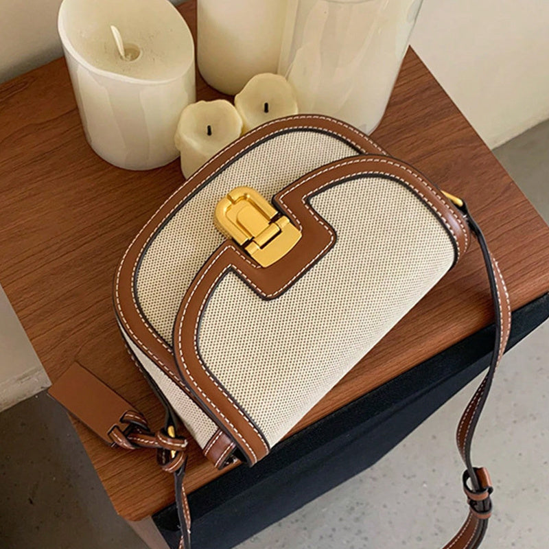 Vintage Faux Leather Crossbody — Everyday Shoulder Bag