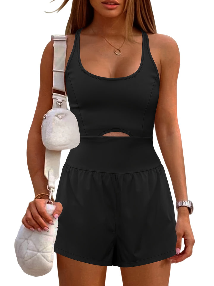 The Cross-Back Cutout Jumpsuit