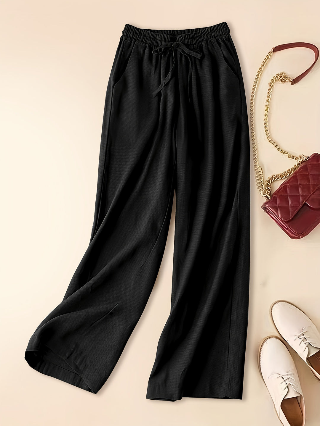 Riviera Wide-Leg Linen Pants — Everyday Capsule